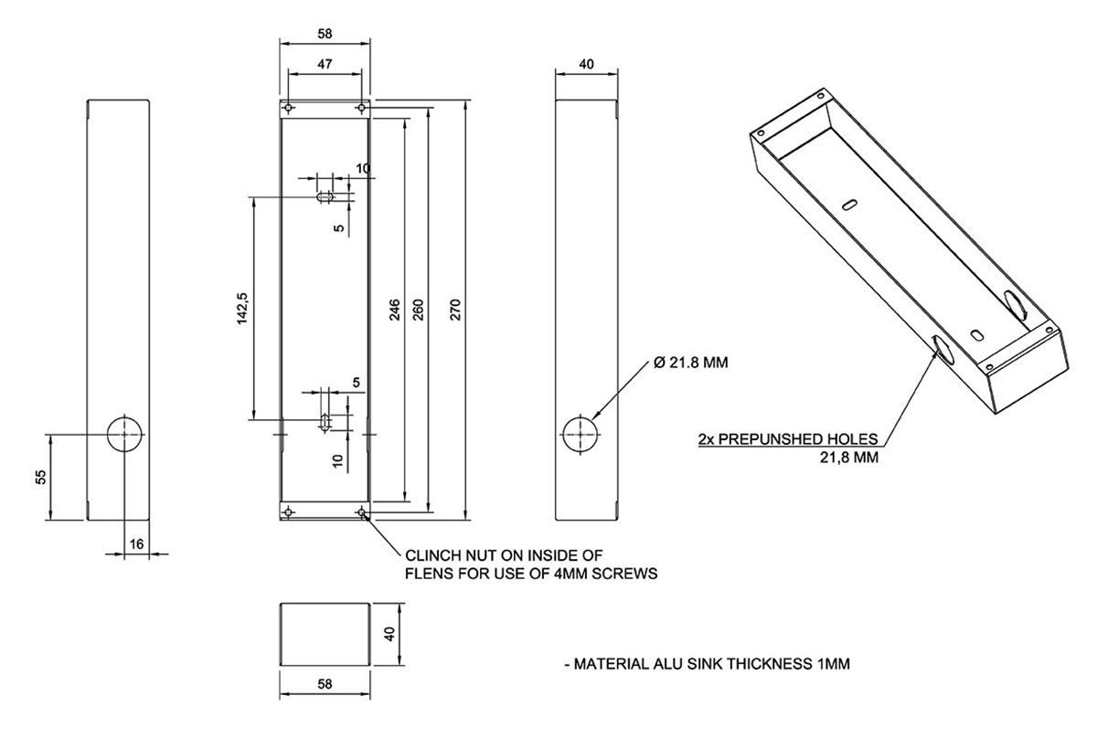 Flush Mount Back Box