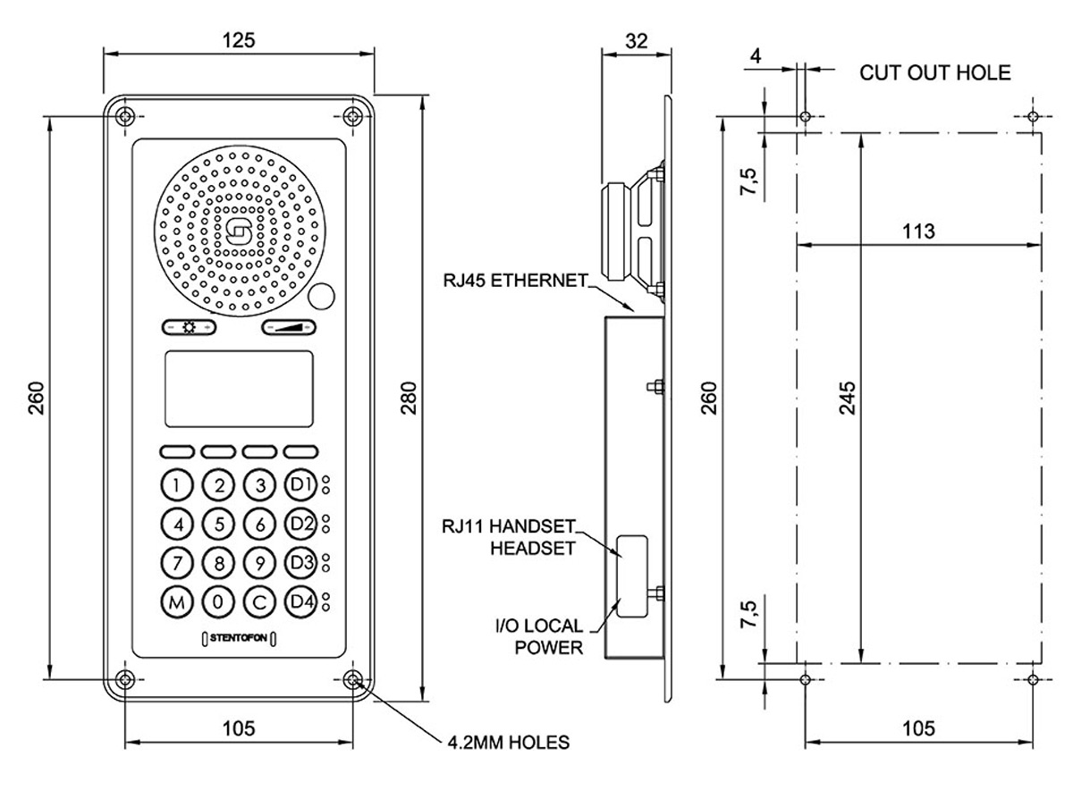 IP Flush master station