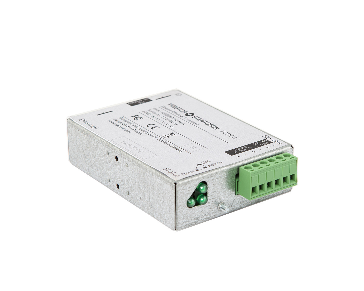 FCDC  Flowire Ethernet Converter - DC Voltage - 1008080310 