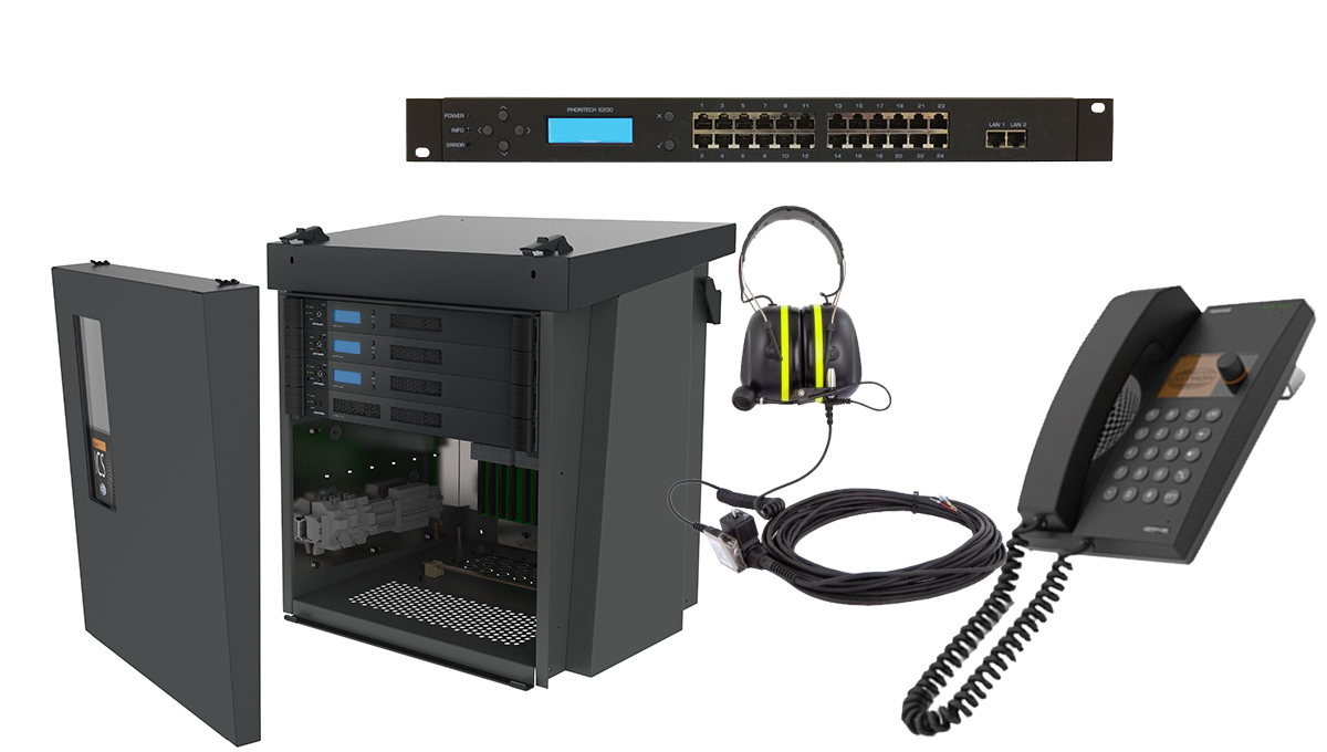 overview of components in ICS 6200 integrated communications