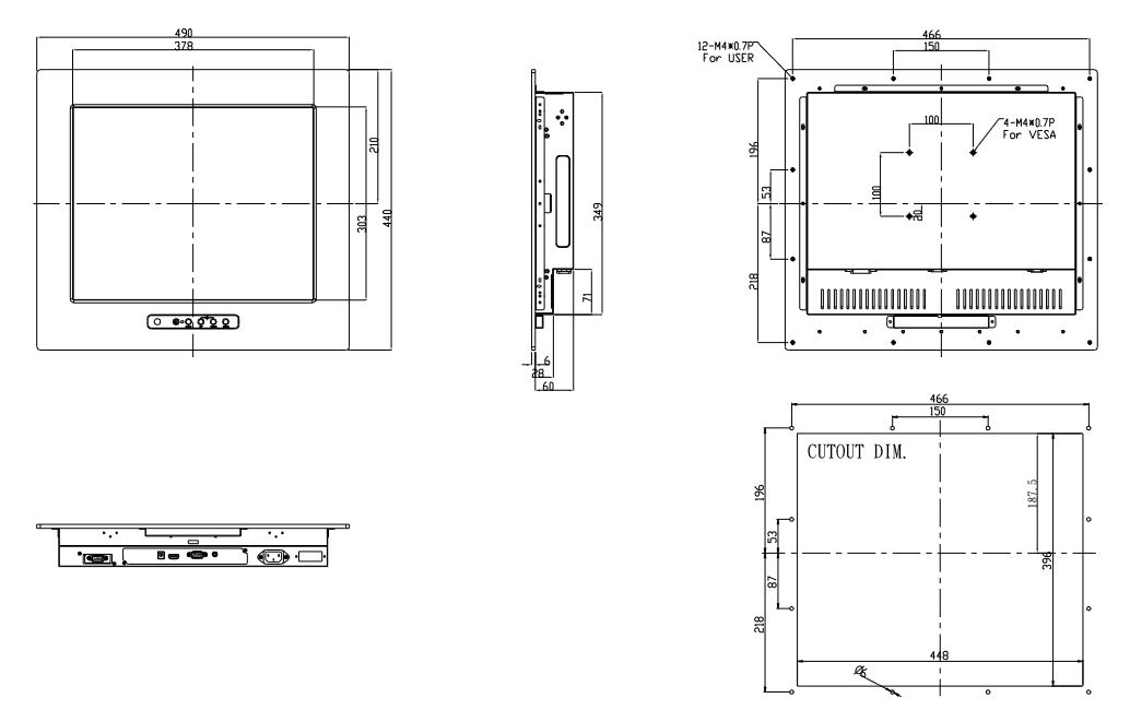 PM1903 Dimensions