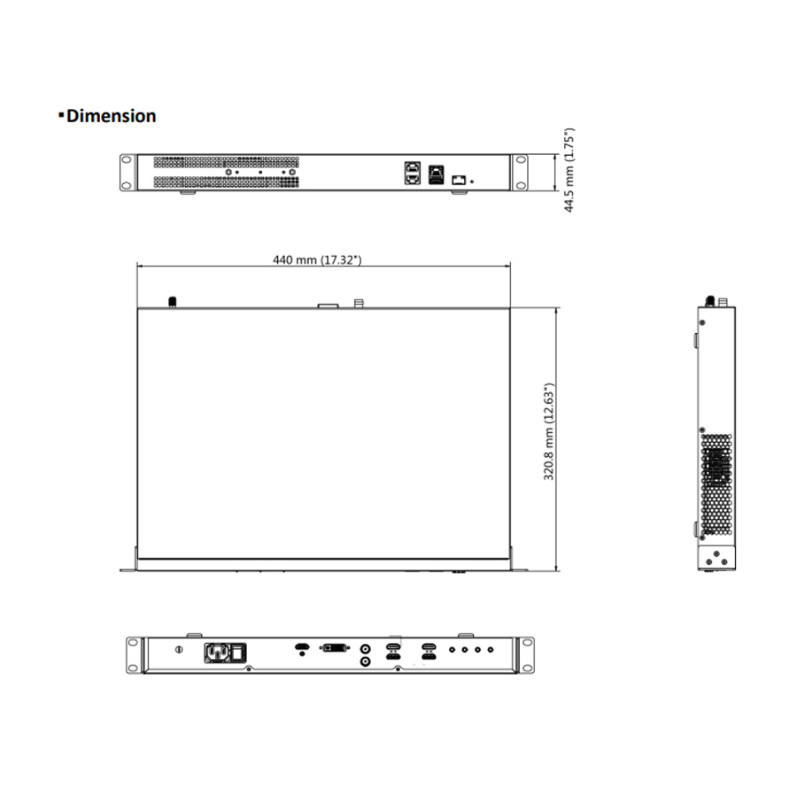 dimesional drawing DS-6904UDI