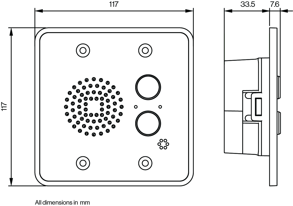 TMIS-4 Dimensions