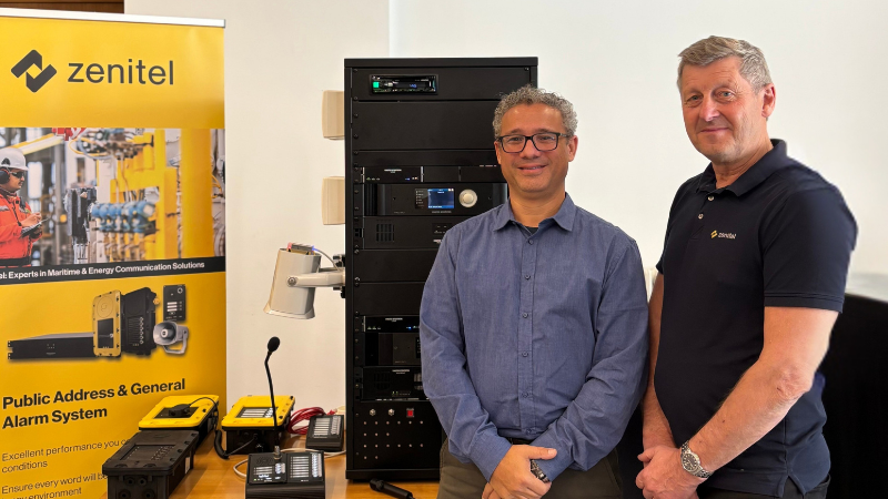 Zenitel Comfour offshore communication