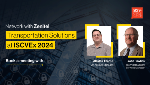 Graphic informing that Zenitel is going to ISCVEx 2024 from 19th – 20th March 2024