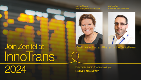 Zenitel InnoTrans 2024 announcement