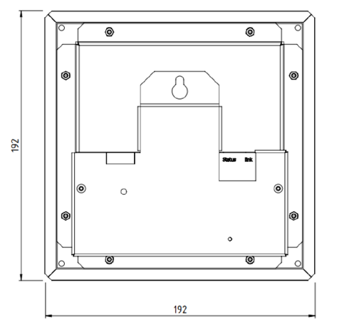  2310601038 Rear view and measures