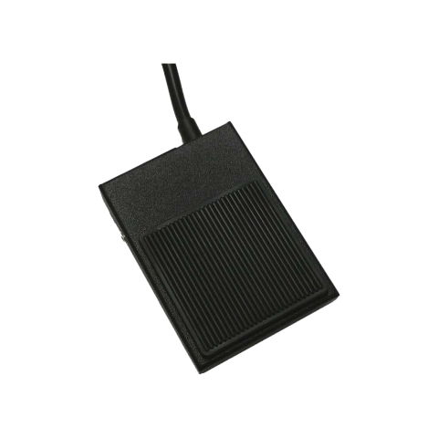 Footswitch, Single Contact,Black Image