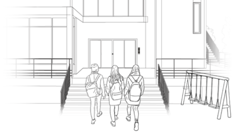 School intercom systems drawing