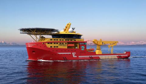 Eidesvik Agalas methanol powered offshore vessel