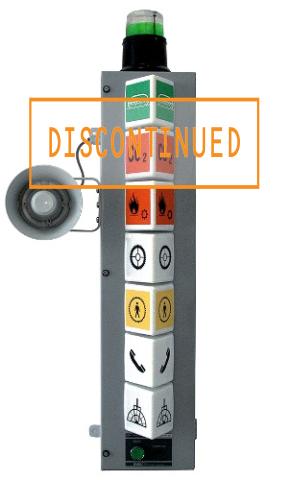 ITS-7L-230V-1FL-1S | Light column with LED symbols