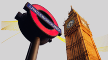 London underground big ben